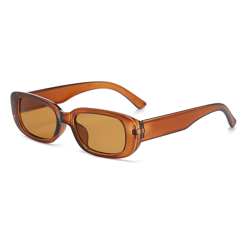 Picture of New Fashion Candy Color Cat's Eye Sunglasses European and American Fashion Street Shooting Joker Small Frame Plastic Tooth Sunglasses s23081