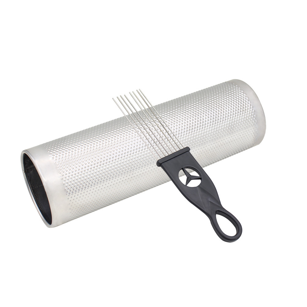 Picture of Cross-Border Metal Shaving Tube Frog Shaving Tube Percussion Instrument Shaving Frog Professional Performance Accompaniment Aluminum Sand Tube Wholesale