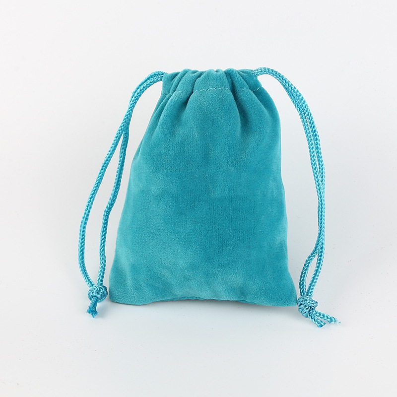 Deerskin Velvet Drawstring Jewelry Bag, Velvet Drawstring Jewelry Packaging Storage Bag, Small Custom-Made Cross-Border Hot-Selling