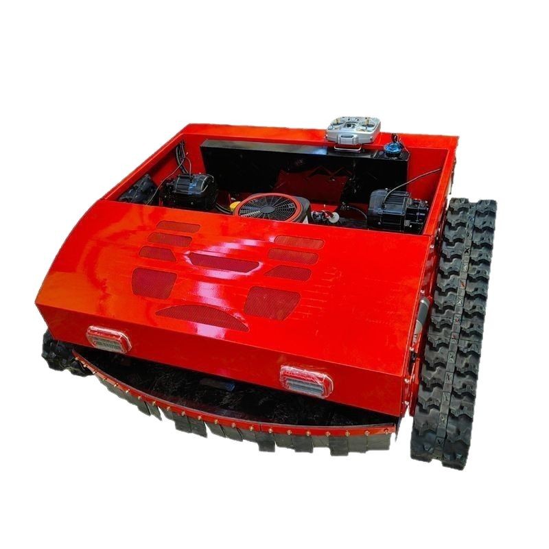 Picture of ​ All-Terrain Remote Control Lawn Mower 55cm Three-Blade Anti-Tangle Design Park Lawn Equipment Export Packaging