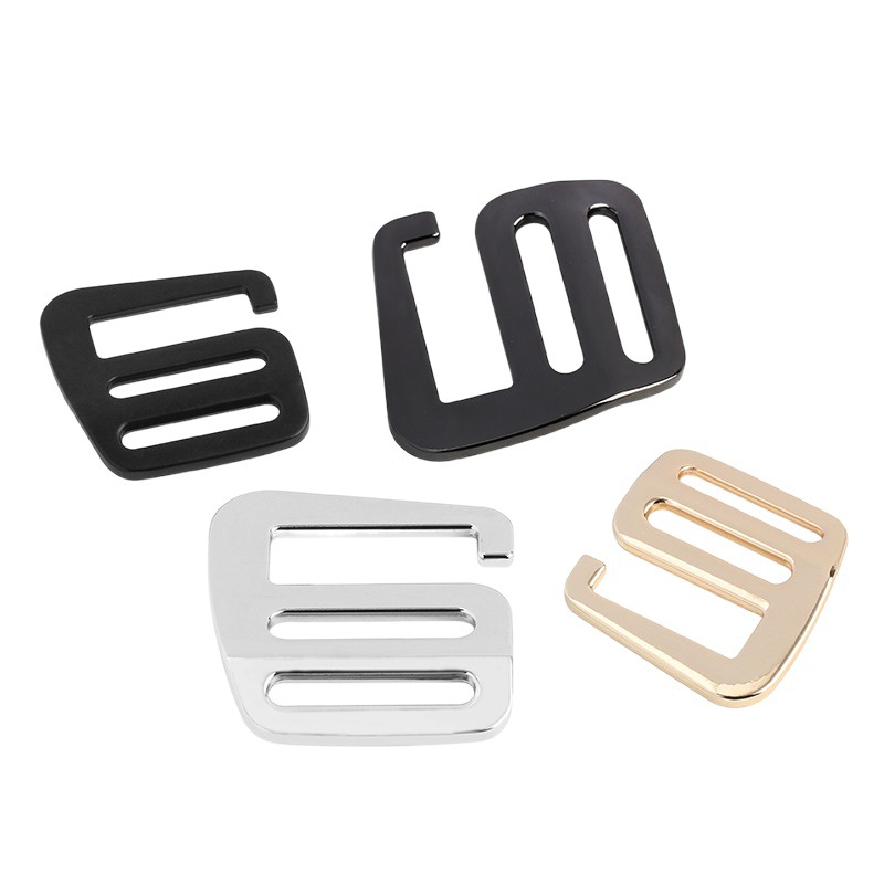 Metal Non-Dismantling Line Backpack Hook Buckle School Bag Nine Buckle Opening Japanese Buckle Hardware Accessories Luggage Adjusting Hook Buckle