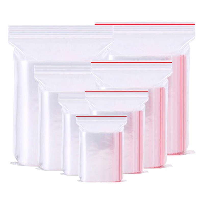 Pe Transparent Ziplock Bag, Sealed Bag, Zipper Bag, Bone Bag, No. 8 Fresh-Keeping Bag, More Than 60 Specifications, Factory Ready Stock Wholesale