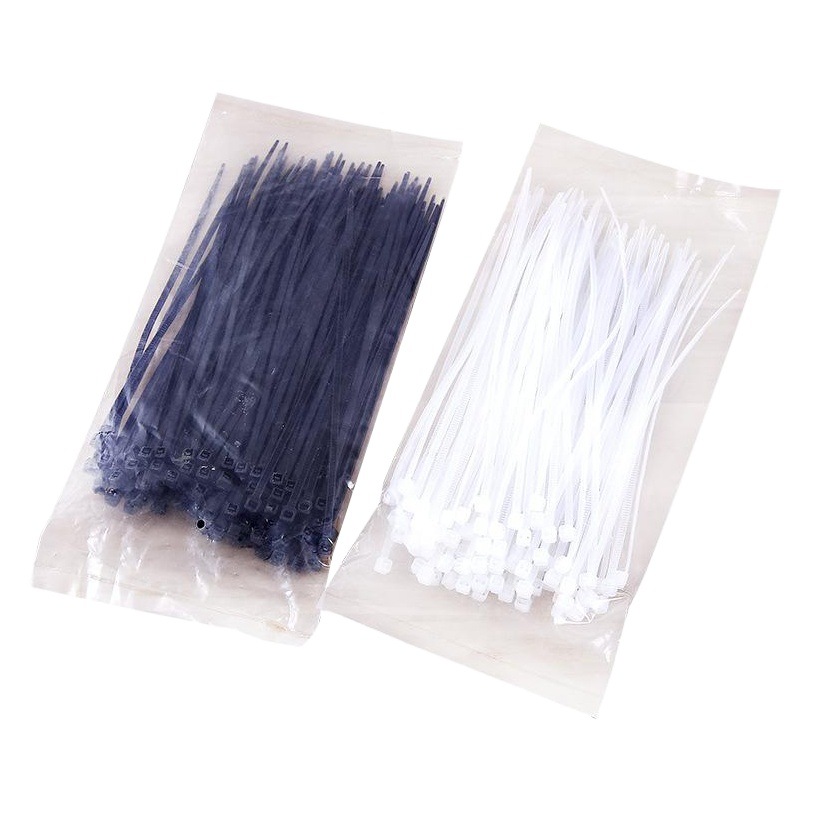 Self-locking nylon cable tie wire management belt wire storage finishing binding wire harness one bag wire binding