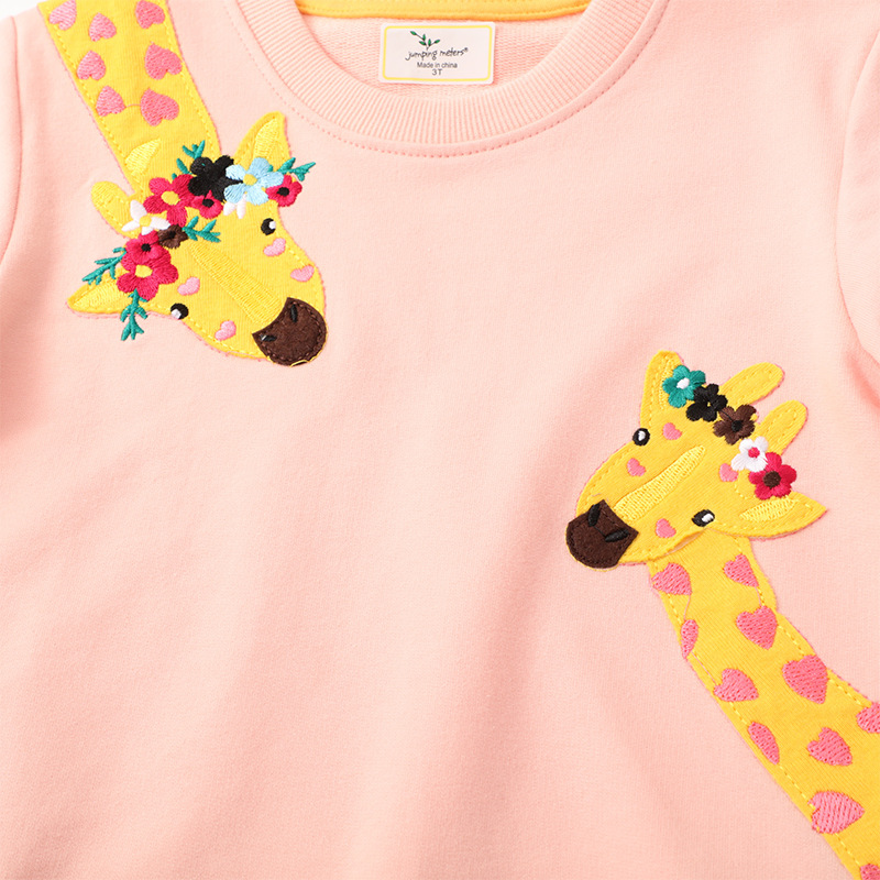 Picture of 2025 Spring and Autumn New Children's Sweaters Cotton Girls' Bottoming Shirts Cartoon Round Neck Tops Manufacturer Distribution