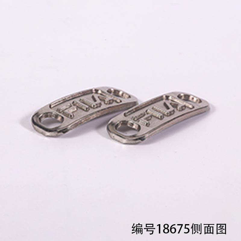 Picture of Length 28mm pull leather buckle shoelace standard shoe buckle pin buckle shoe flower clothing luggage accessories source factory white