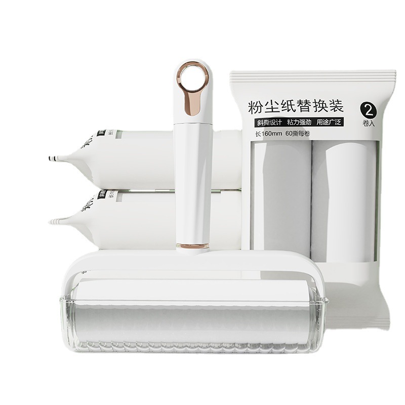 Picture of Light Luxury Hair Sticking Artifact with Lid New Widened Hair Sticking Appliance Household Clothes Cleaning Hair Remover Roller Hair Remover