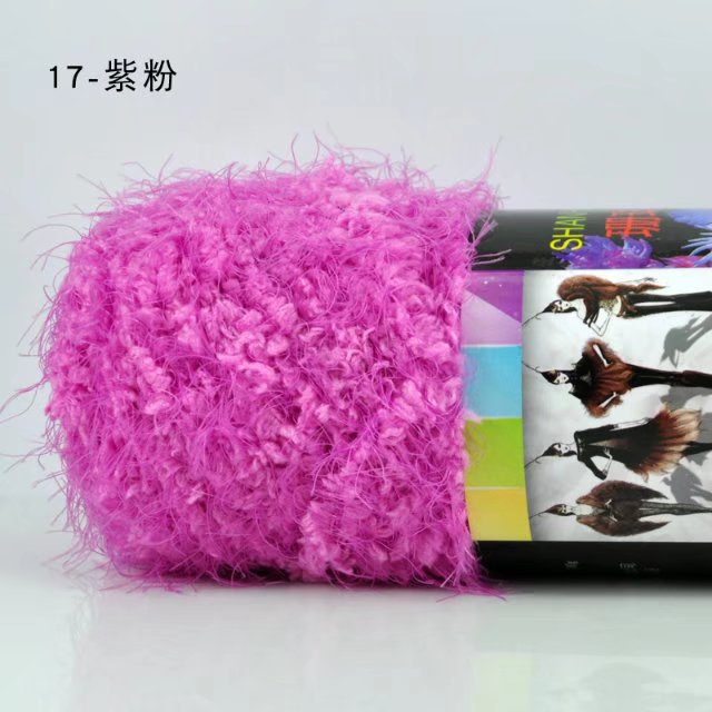 Picture of Coral Mink Velvet Wool Phoenix down Long Hair Imitation Fur Wool Thread Hand Knitted Stick Needle Baby Kidsren Outwear Thread Cross-Border