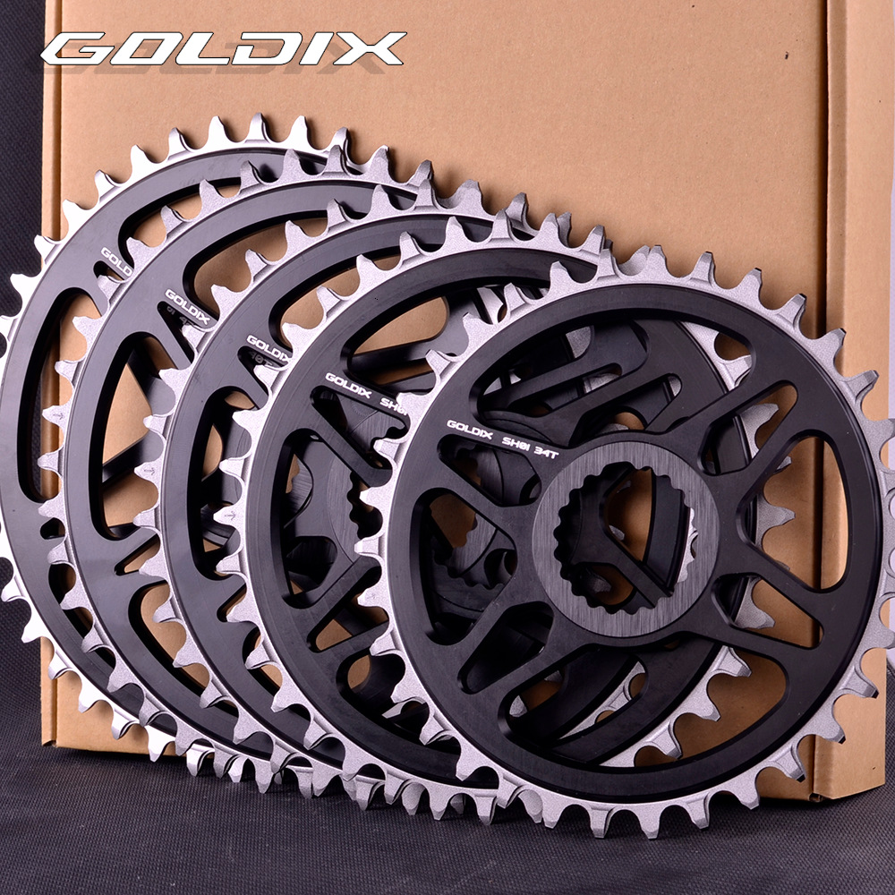 GOLDIX Mountain Bike Positive and Negative Teeth Single Disc Disc 7075 Aluminum Direct Mounting 40 TM8100 7100