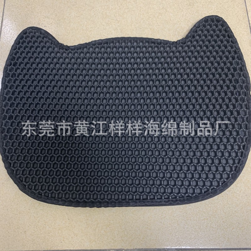 Cross-border Hot Selling Honeycomb Cat Litter Mat Household Pet Mat Dog Kennel Mat EVA Non-slip Waterproof Cat Foot Mat