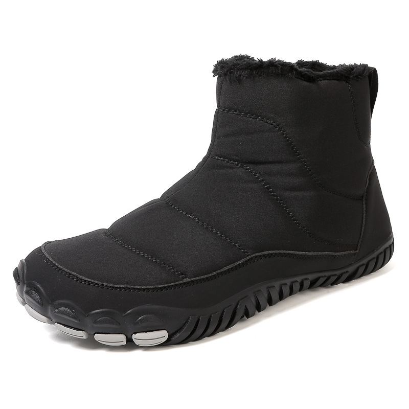 2024 Cross-Border New Couple Shoes Waterproof Fleece-Lined Thickeneded Warm Cotton Shoes Snow Boots Northeast Cold-Proof Casual Cotton Boots