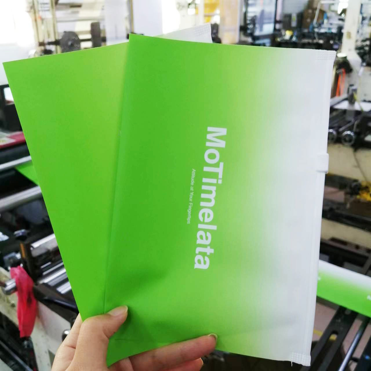 Customized Gradient Color Pure Cotton Socks Packaging Bag Intimates Intimates Stockings Zipper Bag Gloves Towel Self-Sealing Storage Bag