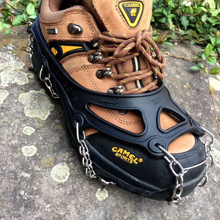 Picture of Factory direct supply 19-tooth outdoor ice and snow claw 201 stainless steel welded snow chain 19-tooth ice grip