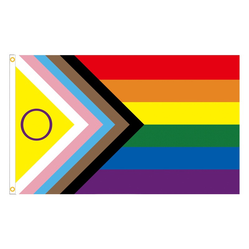 AliExpress Amazon Factory Supply Rainbow Triangle -1 90x 150cm Outdoor Sunscreen Polyester Flag