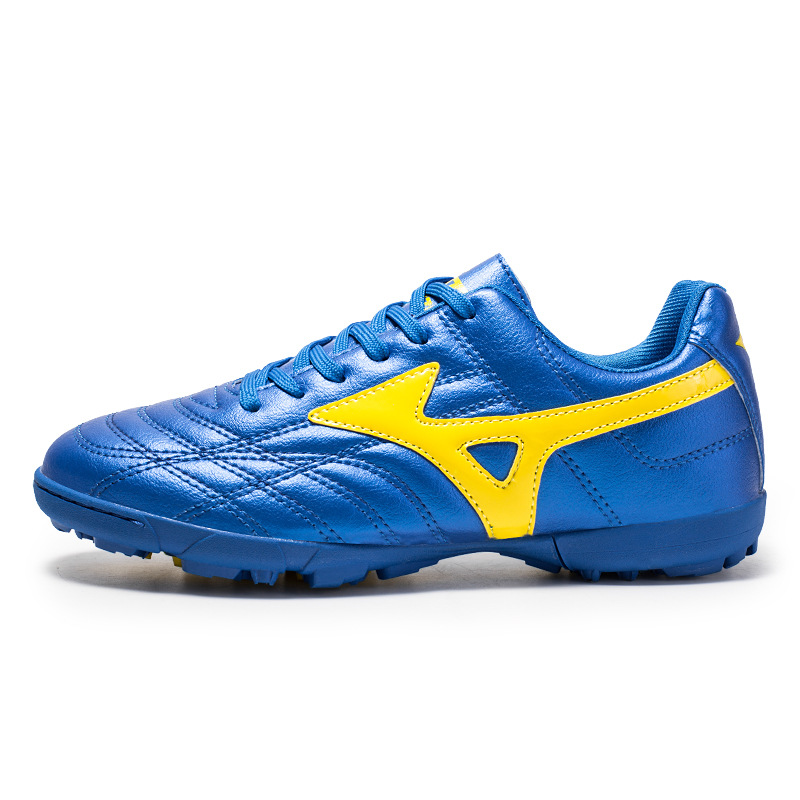 Picture of Cross-border Football Shoes Broken Nails Youth Student Training Shoes Boys and Girls Leather Foot Children's Artificial Grass