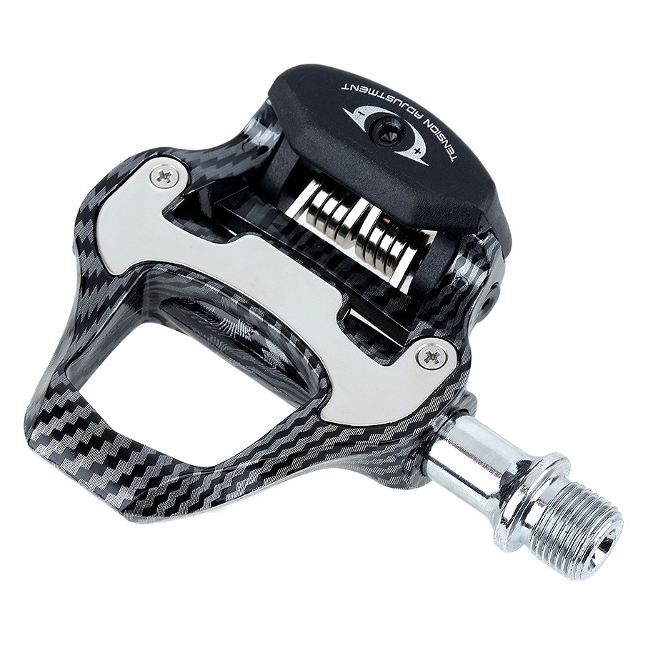 RACEWORK road car lock pedal bicycle pedal carbon fiber peilin bearing self-locking pedal with lock piece