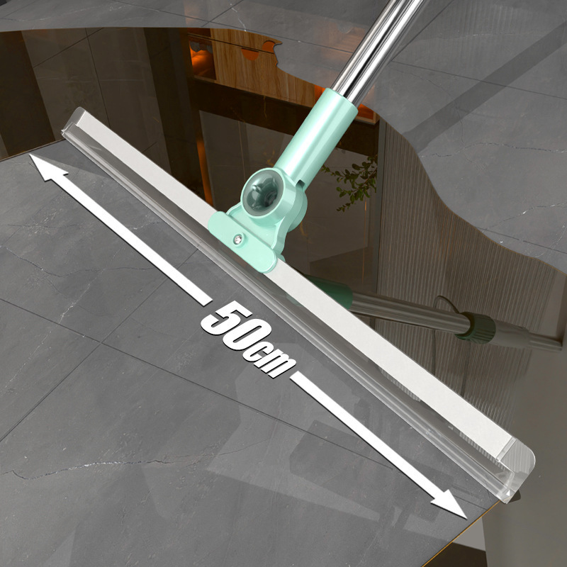 Silicone Magic Broom Wiper Household Toilet Floor Scraper Bathroom Floor Glass Wiper Artifact for Sweeping Hair and Sweeping Water