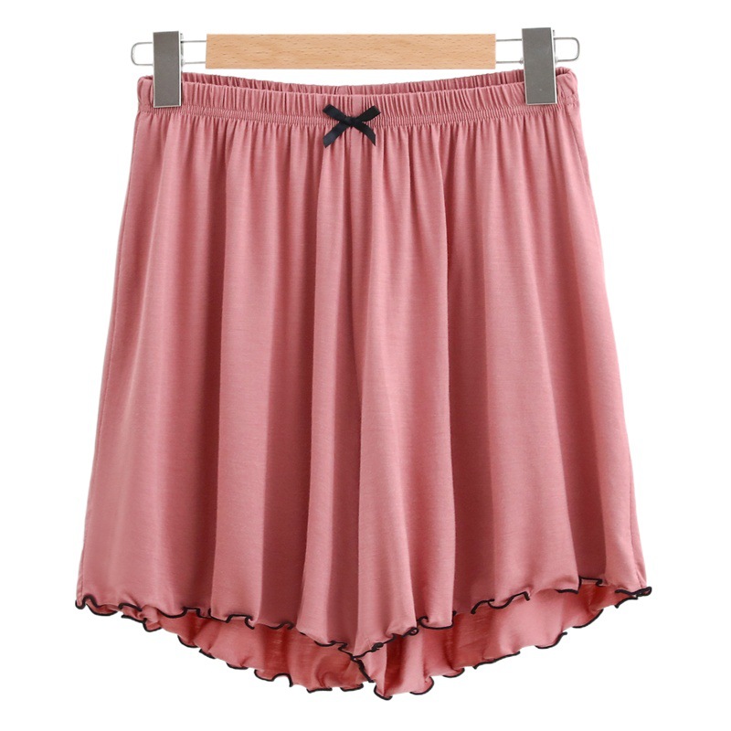 Modal Cotton Women's Shorts Spring and Summer Sports Leisure Home Fart Curtain Loose Outer Wear High Waist Wide Leg Pajama Pants Thin