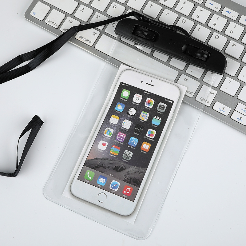 Picture of Mobile Phone Waterproof Bag Touchscreen Swimming Self-sealing Sealed Bag Seaside Diving Photo Drifting Transparent Waterproof Mobile Phone Case