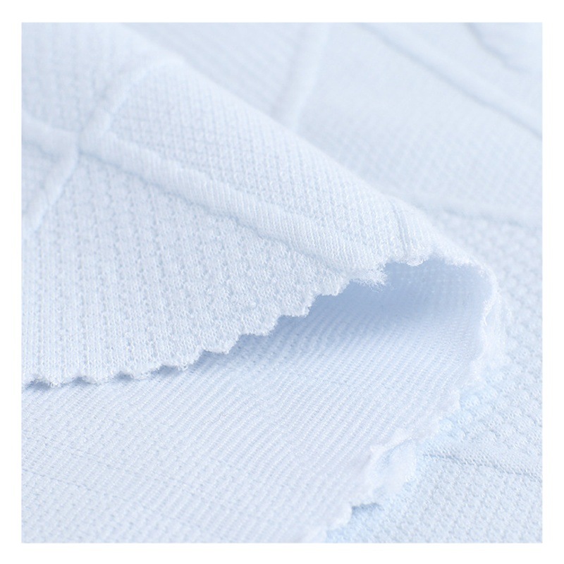 Pet Products Fabric Spot Cat and Dog Pet Clothes Cotton Jacquard Cloth Three-Layer Silk Air Layer Knitted Cloth