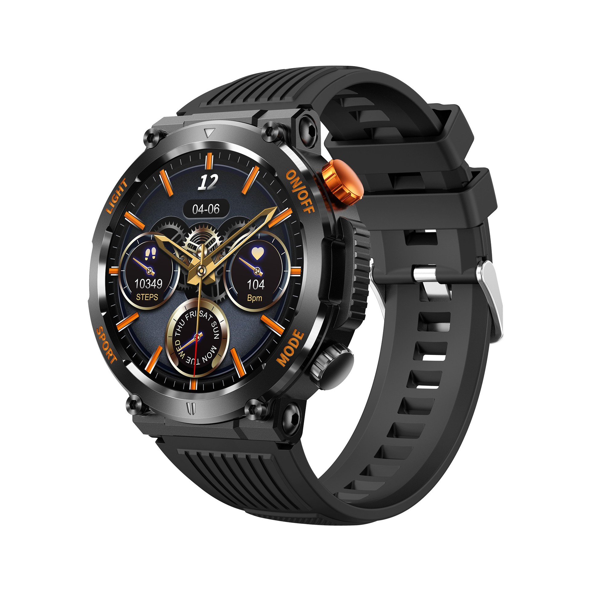 Picture of New HT17 smart watch Bluetooth call outdoor compass exercise three prevention heart rate sleep monitoring weather