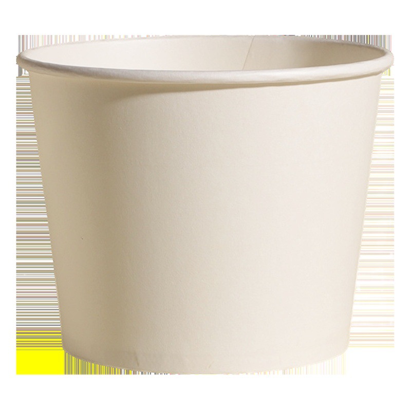 Disposable paper Bowl custom custom printed logo wholesale fast food packaging commercial thickened round paper bowl soup bowl paper bowl