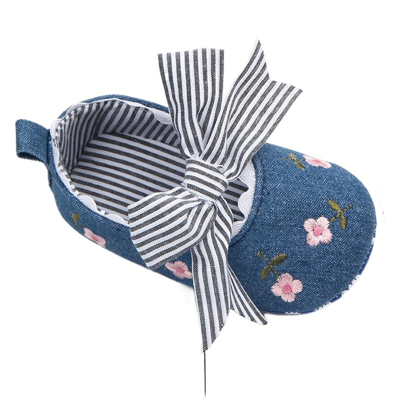 Flower Princess shoes baby shoes baby shoes toddler shoes soft bottom toddler shoes single shoes cloth shoes wholesale 0962