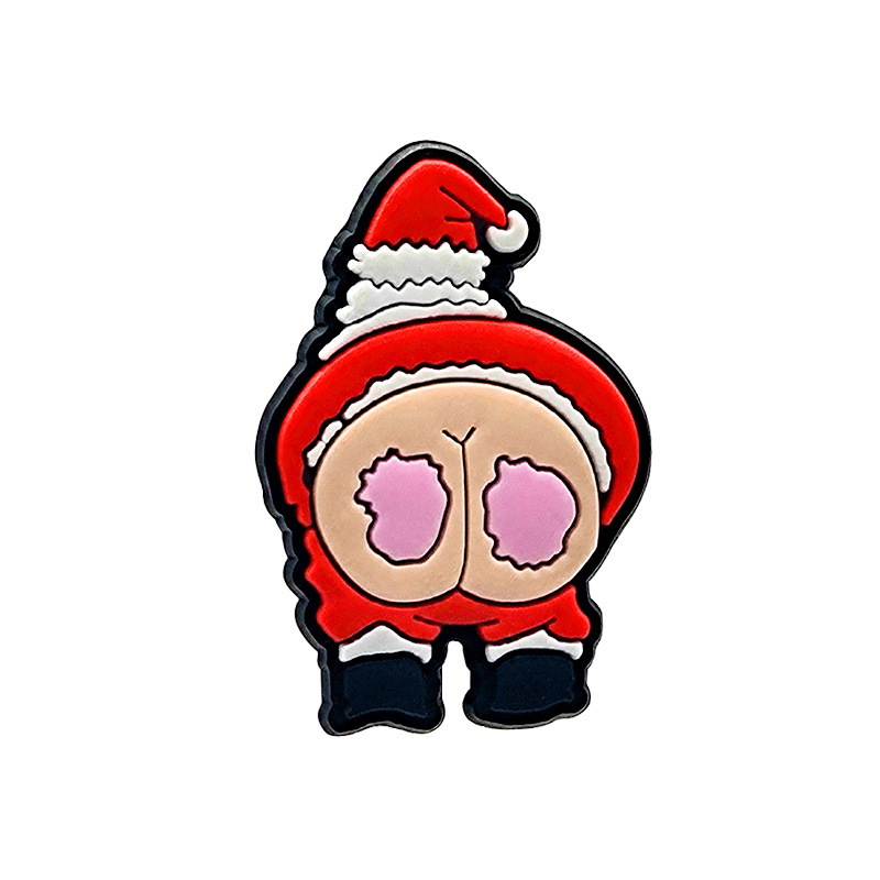 Picture of New Cave Shoes Accessories PVC Shoe Flower Shoe Buckle Cute Cartoon Christmas Holiday Peripheral DIY Decorative Shoe Flower Buckle