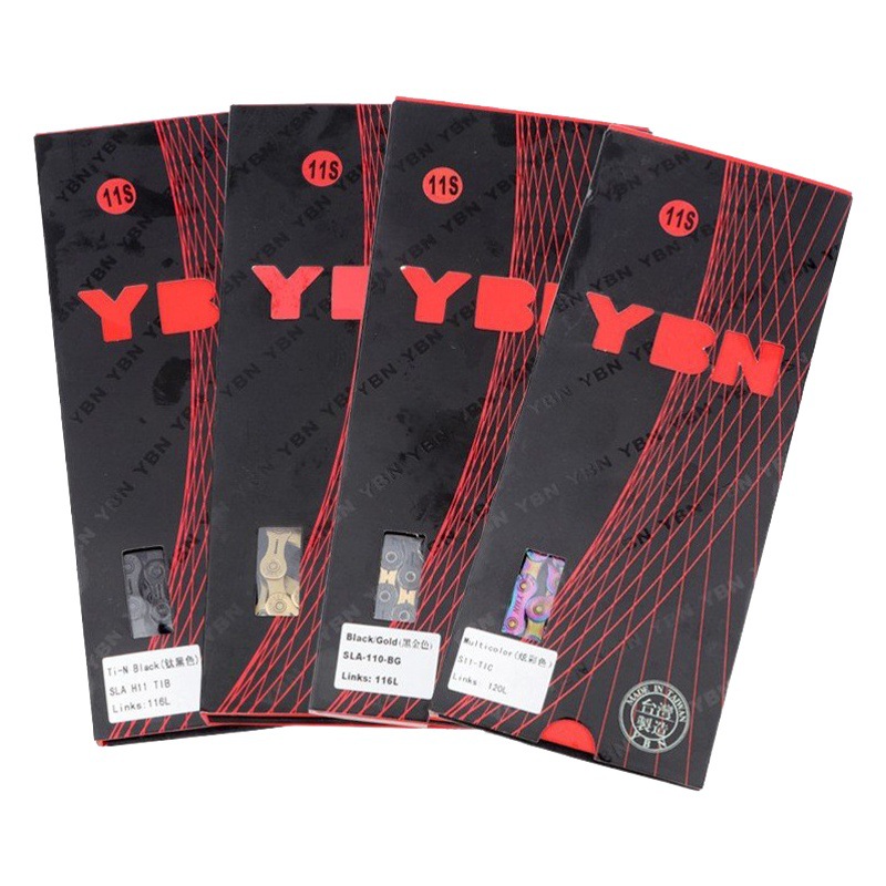 YBN Yabang Bicycle Chain 10/11/12 Speed Mountain Road Bicycle Chain Ultra Light Hollow Variable Speed Chain