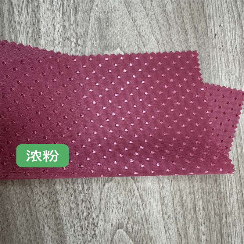 Picture of Polka Dot Jacquard Fabric Twisted White Soft Jacquard Fabric Lolita Princess Dress Fabric Colorful Chiffon Jacquard Fabric