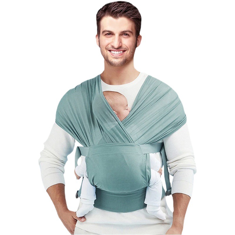 Cross-Border Factory Baby Sling Summer Mesh Cross Simple Baby Sling X-Shaped Baby Kidsren's Parenting Sling