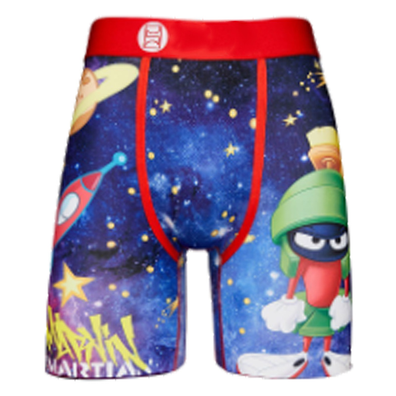 Picture of Men's Underwear Cartoon Print Men's Quick-Drying Boxer Briefs Sports Underwear Fitness Extended Underwear Men's Wholesale