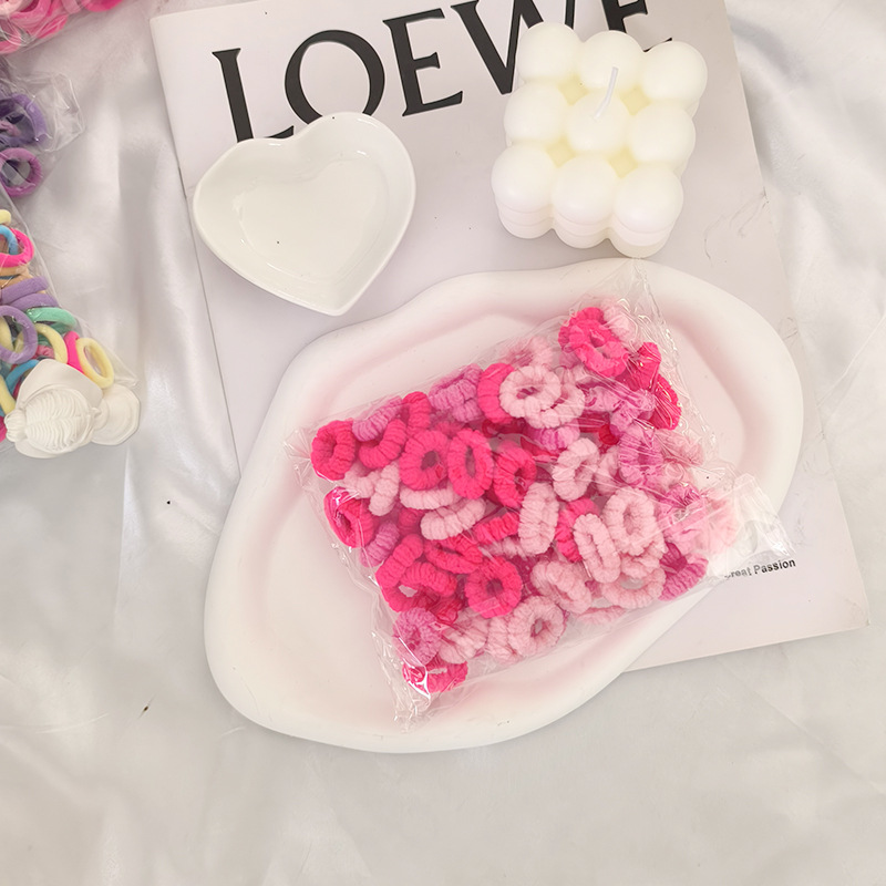 Picture of Single Wholesale Black Headband Hair Tie for Women Korean Style High Elasticity Does Not Hurt Hair Rubber Band High Ponytail Baby Hair Accessories