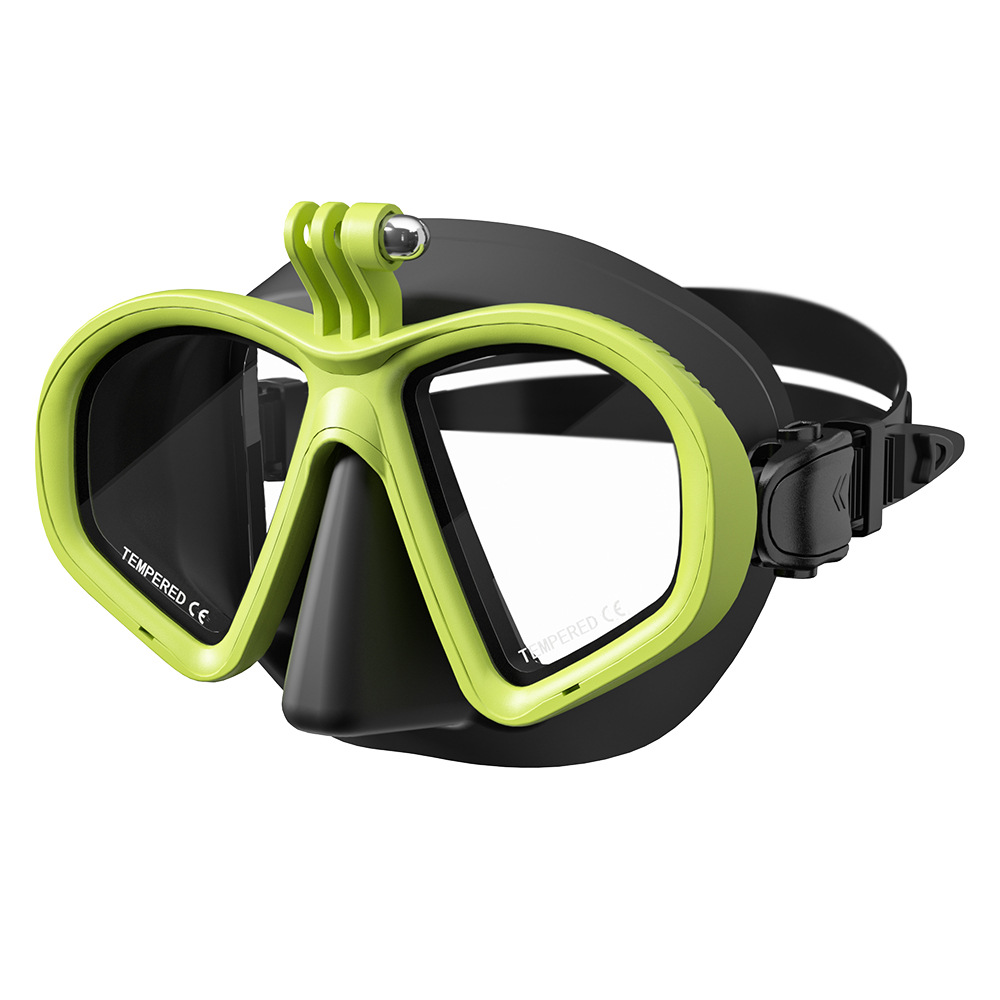 Picture of The new free diving mirror can be equipped with myopia diving mirror integrated nose protection cross-border snorkeling equipment diving mirror suit