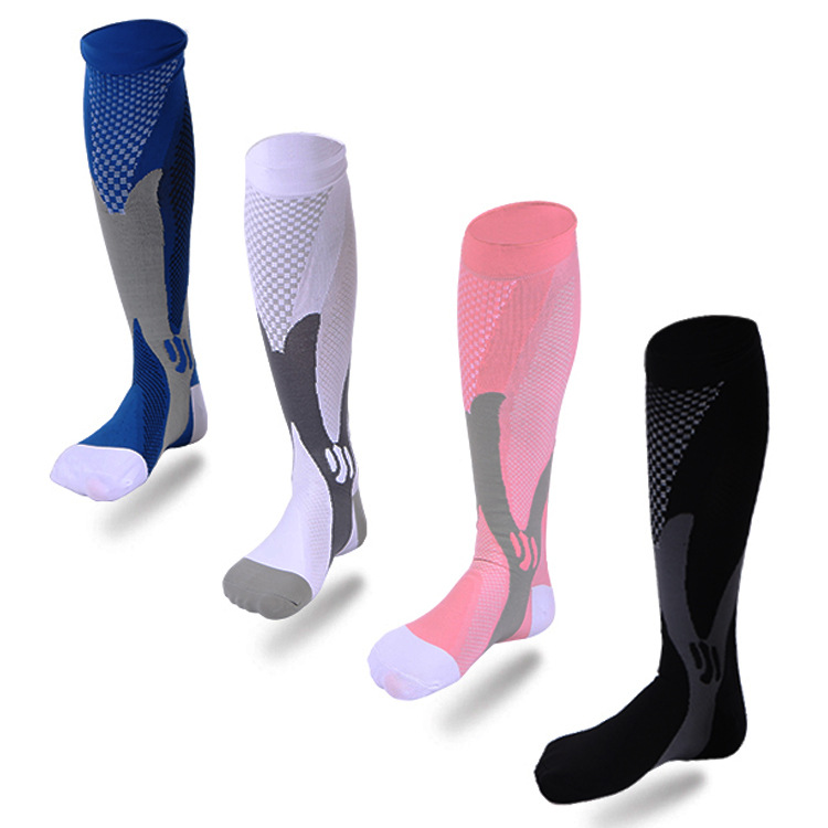Picture of Plus-Size 320N Cross-Border Magic Compression Socks for Men and Women Cycling Fitness Socks World Cup Soccer Socks