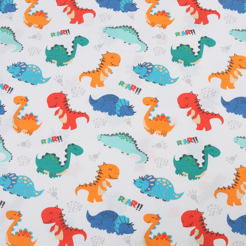 Picture of Baby Fabric 40S Cotton Printed Cotton Wool Knitted Double-sided Fabric Fabric Home Clothes Baby Clothes Fabric