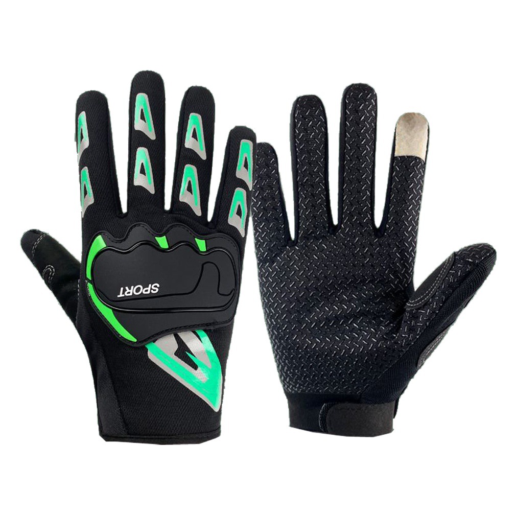 Motorcycle Gloves Men's Motorcycle Protective Gloves Outdoor Riding Fitness Tactical Gloves Non-Slip Driving and Cycling Gloves