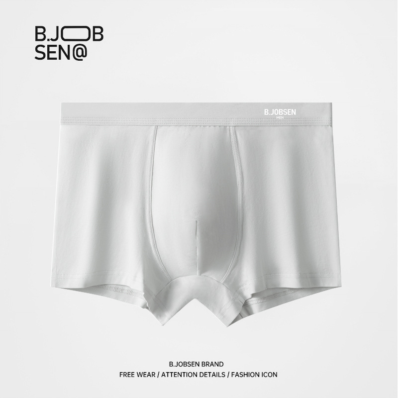 Picture of Men's Underwear Pure Cotton Class A Cotton Boxers 7A Antibacterial Summer Breathable plus size Mid-Waist Four-Corner Boys Underwear Head