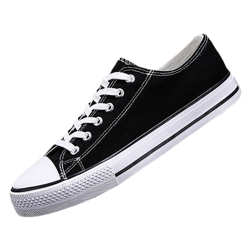 Canvas Shoes Men's Spring and Autumn New Couple's Trendy Harajuku Vintage Men's Casual Shoes Low-top All-match Student Sneakers