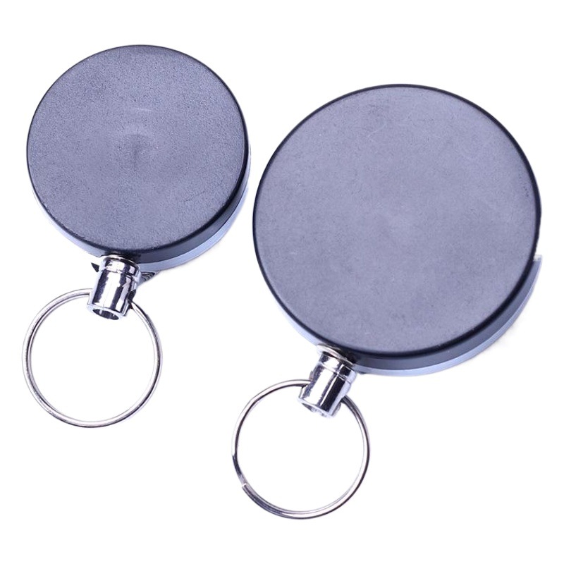 Fishing Metal Easy Pull 4cm Outdoor Sports Keychain Anti-theft Anti-lost Fishing Supplies Telescopic Easy Pull Buckle