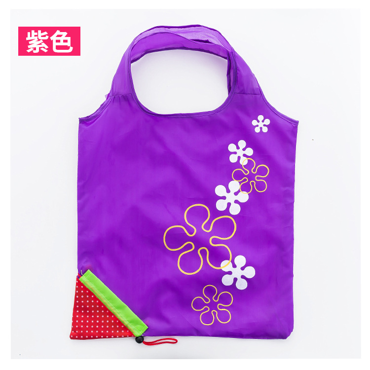 Picture of Creative Foldable Strawberry Bag Household Portable Polyester Shopping Bag Printable Advertising logo