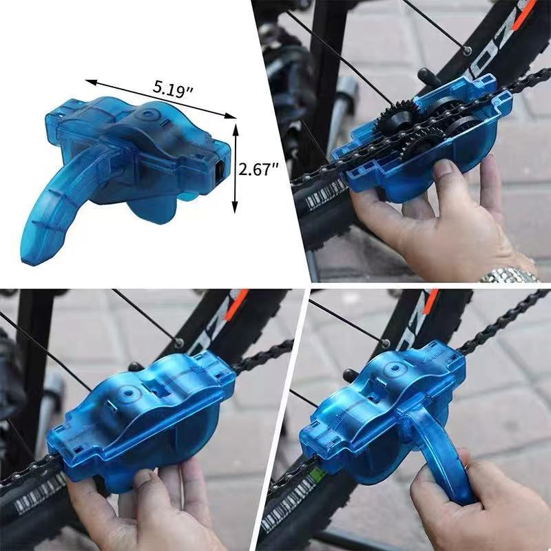 Picture of Bicycle Chain Washer Cleaner Set Chain Box Mountain Bike Accessories Maintenance Tool Cleaning Large Brush