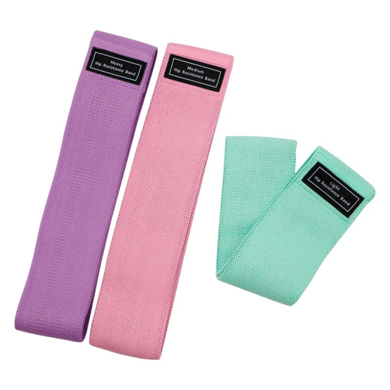 Factory supply fabric elastic belt yoga tension belt squat Peach Hip ring resistance belt training hip belt