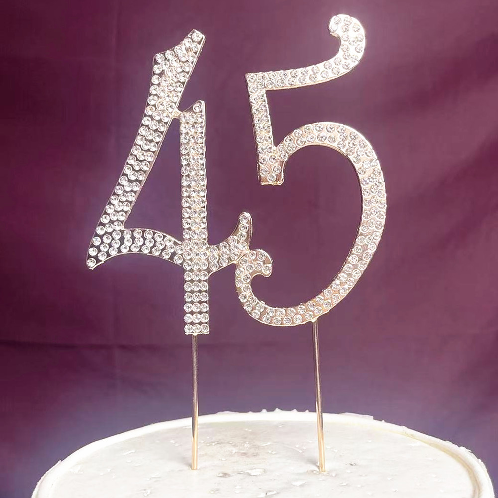 Picture of Wedding cake insert card foreign trade best selling wedding cake accessories large number 50 60 70 90