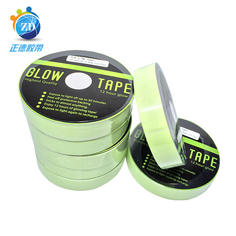 Luminous tape wholesale warning ground light storage self-luminous tape green fluorescent tape color luminous tape