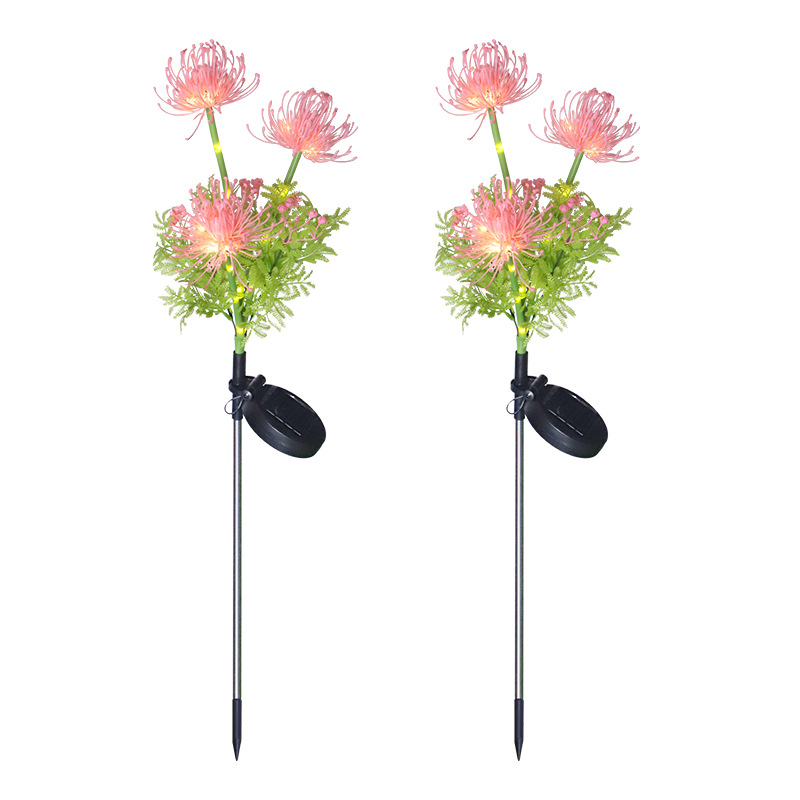 Picture of Strictly select solar outdoor lamp courtyard garden waterproof other shore flower floor lamp terrace lawn decoration simulation lantern