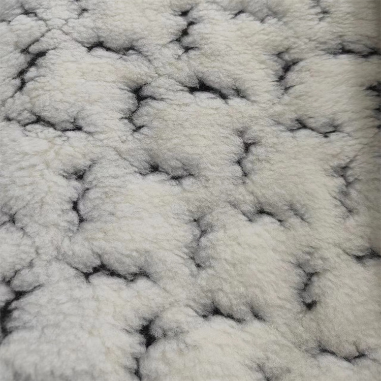 Spot Supply Lamb Wool Two-Color Jacquard Small Lightning Clothing Shoes and Hats Bags Toys Home Textile Pets
