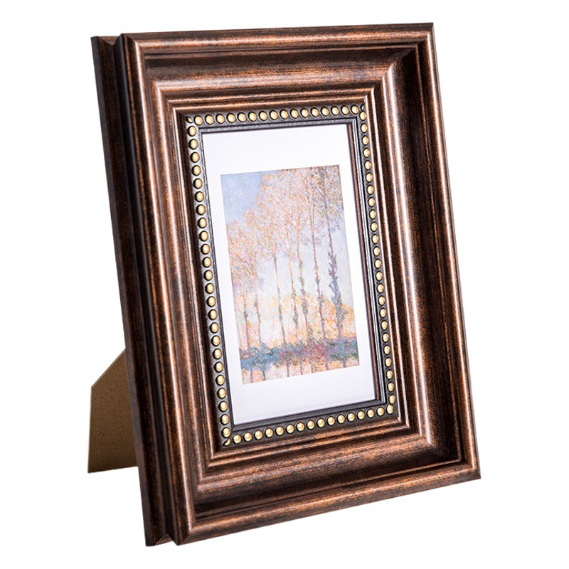 American-style retro European-style photo frame, 7-inch 10-inch art photo frame, wall-mounted photo frame