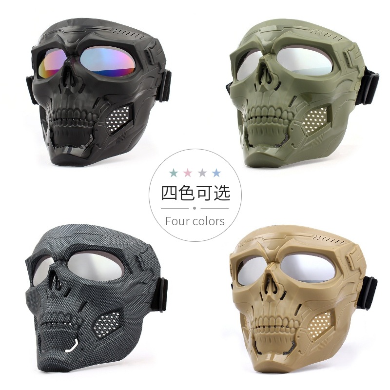 Picture of Off-Road Motorcycle Goggles Sports Cycling Harley Goggles Hood Motorcycle Cycling Goggles Tactical Helmet
