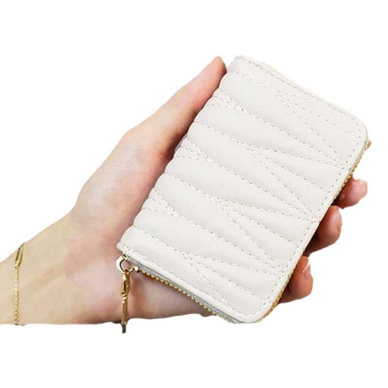 Card holder for women exquisite high-end 2022 new large capacity multi-card small Internet celebrity anti-degaussing wallet