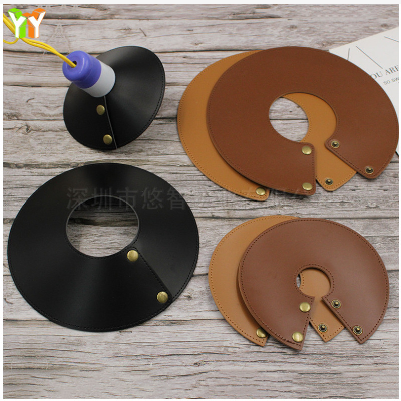Thickened portable chandelier PU lamp cover tent LED lighting dust cover outdoor street lamp cover customized leather lamp cover